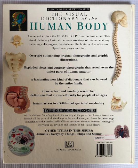 [USED]The Visual Dictionary of the Human Body