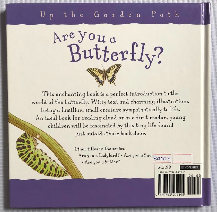 [USED]Are you a Butterfly? (Judy Allen and Tudor Humphries)