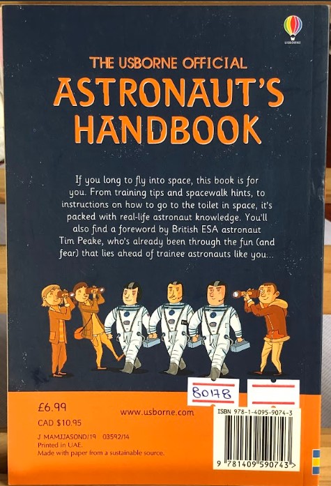 [USED]The Usborne Official Astronaut's Handbook