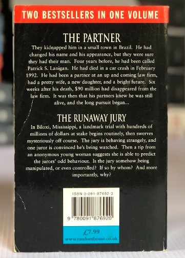 [USED] The Partner + The Runaway Jury