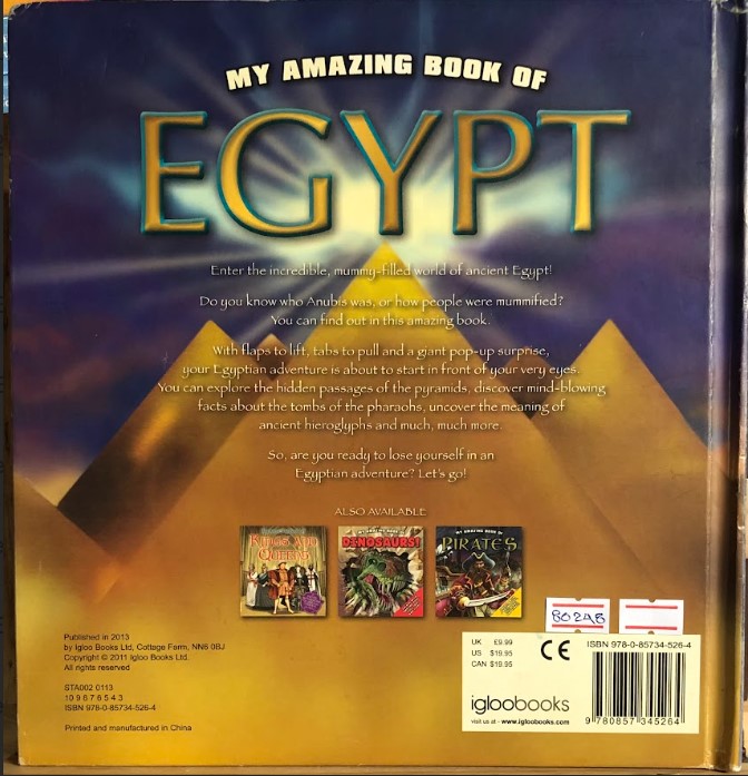 [USED]My Amazing Book Of Egypt