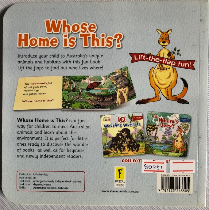 [USED]Whose Home is This? (with Lift-the-Flaps)