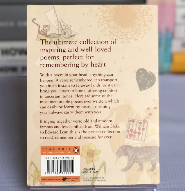 [USED]Penguins Poems by Heart: Poetry to Remember and Love For Ever