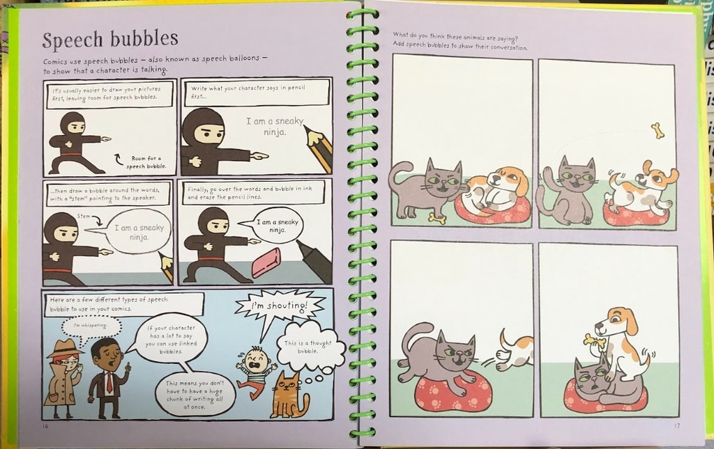 [USED]Usborne Write and Draw Your Own Comics