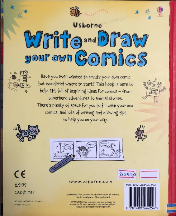 [USED]Usborne Write and Draw Your Own Comics