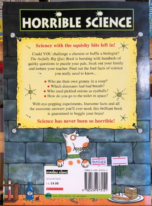 [USED]Horrible Science: The Awfully Big Quiz Book