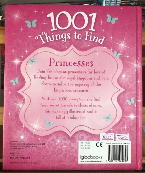 [USED]1001 Things To Find: Princesses