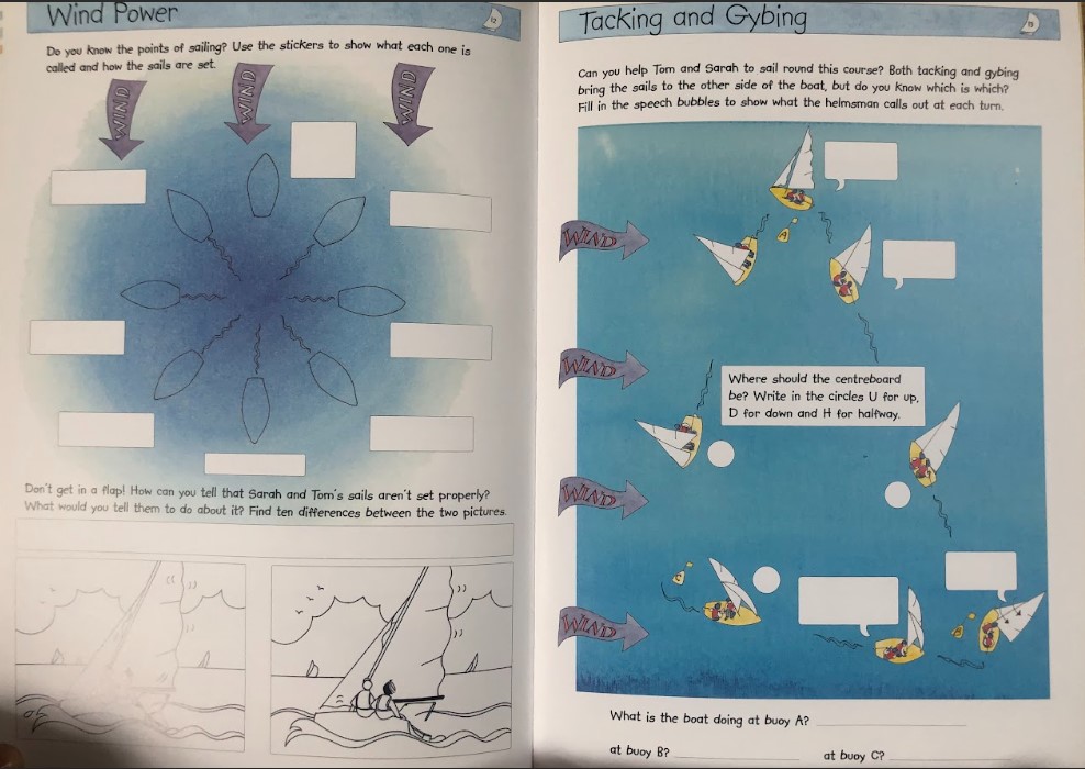 [USED]Go Sailing! Activity Book For Young Sailors (Activities + Stickers + Facts)