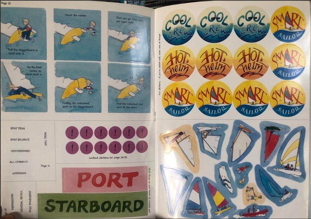 [USED]Go Sailing! Activity Book For Young Sailors (Activities + Stickers + Facts)