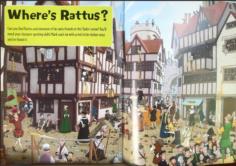 [USED]Horrible Histories: Terrifying Tudors Sticker Activity Book