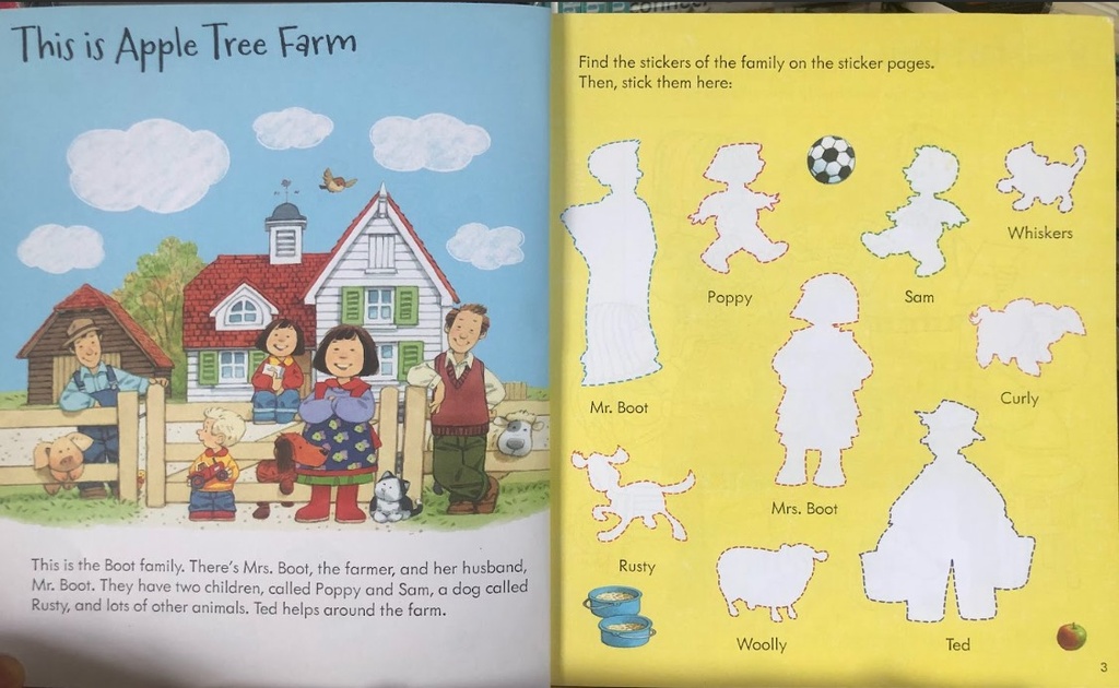 [USED]Usbrone Farmyard Tales Activity Book (Stickers Activity)