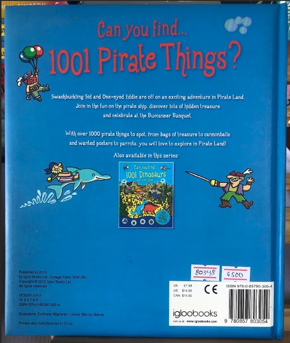 [USED]Can You Find 1001 Pirate Things?