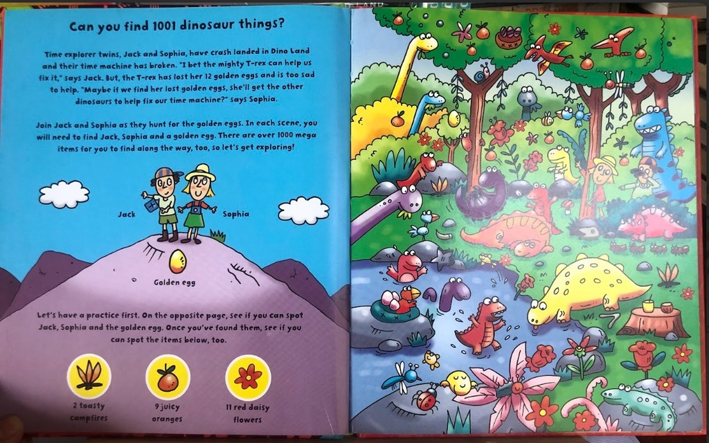 [USED]1001 Things To Find: Dinosaurs