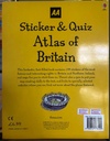 [USED]Sticker & Quiz Atlas Of Britain