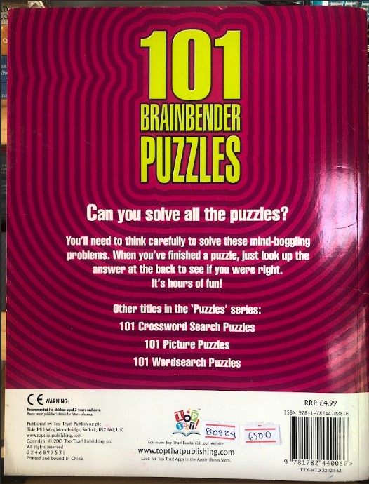 [USED]101 Brainbender Puzzles