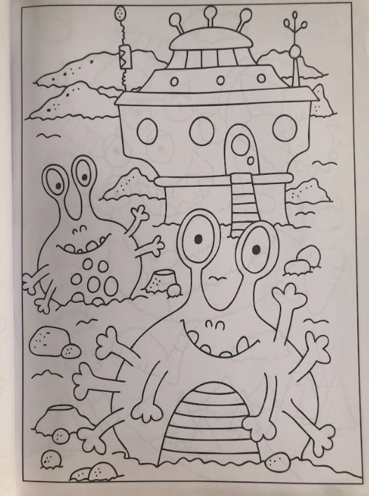 My Monster And Alien Colouring Book