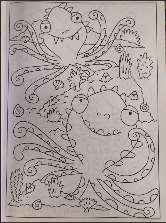 My Monster And Alien Colouring Book