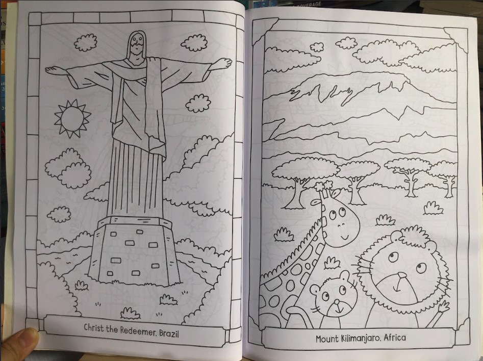 My Around The World Colouring Book