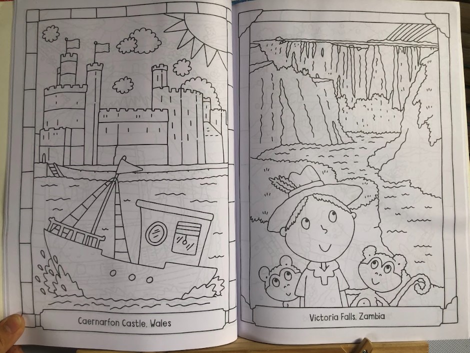 My Around The World Colouring Book