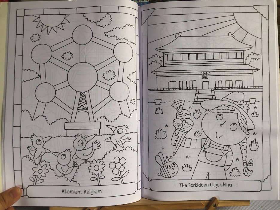 My Around The World Colouring Book