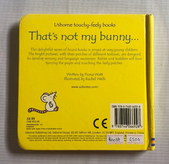 [USED] That's Not My Bunny…