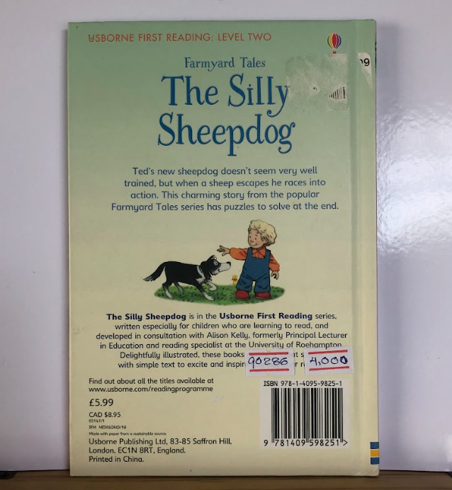 [USED] Usborne First Reading Level 2: Farmyard Tales The Silly Sheepdog