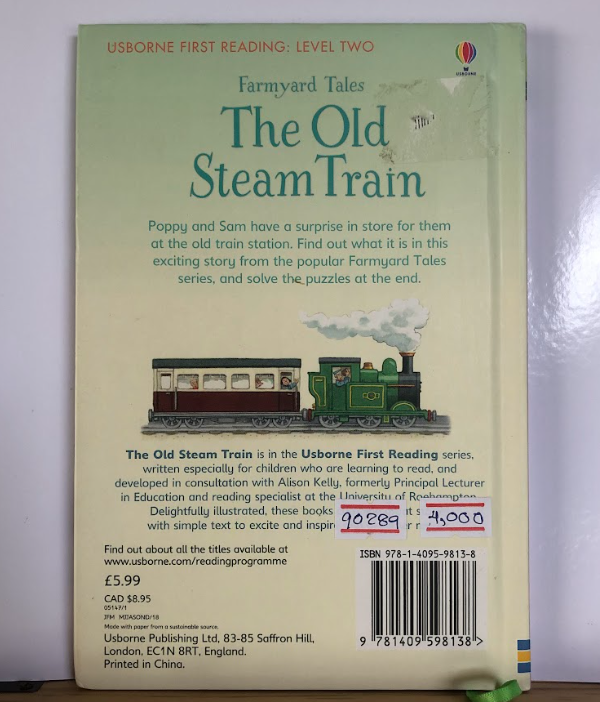 [USED] Usborne First Reading Level 2: Farmyard Tales The Old Steam Train