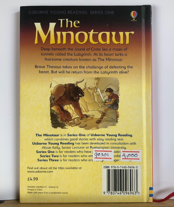 [USED] Usbrone Young Reading  Series 1: The Minotaur