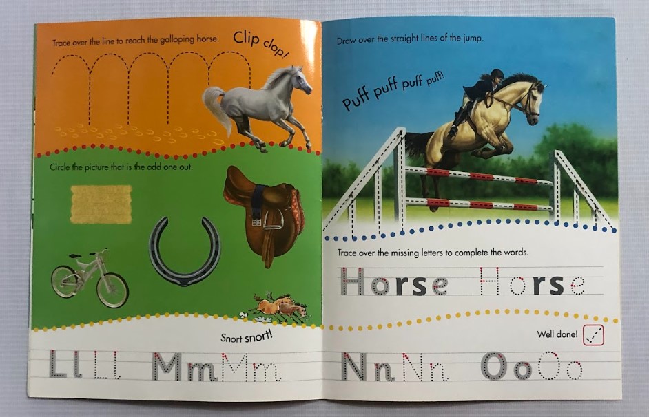 Learn to Write Horses Wipe Clean Activity