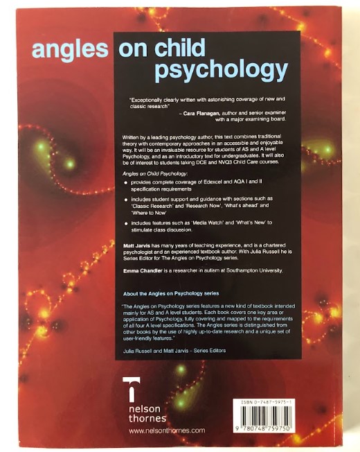 [USED]Angles on Child Psychology