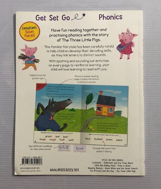 Get Set Go Phonics: The Three Little Pigs (Ages 3+)