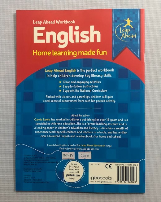 Leap Ahead Workbook English with Fun Activities And Stickers (Ages 4-5)