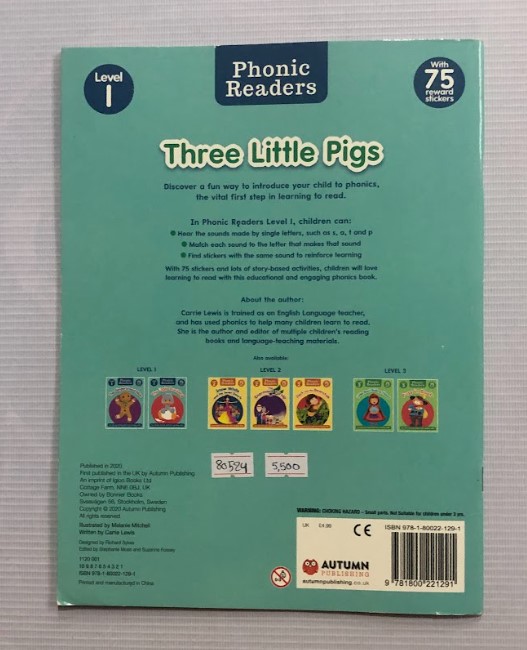 TheThree Little Pigs Phonic Readers (Age 4-6)