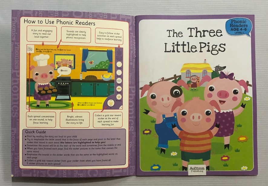 TheThree Little Pigs Phonic Readers (Age 4-6)