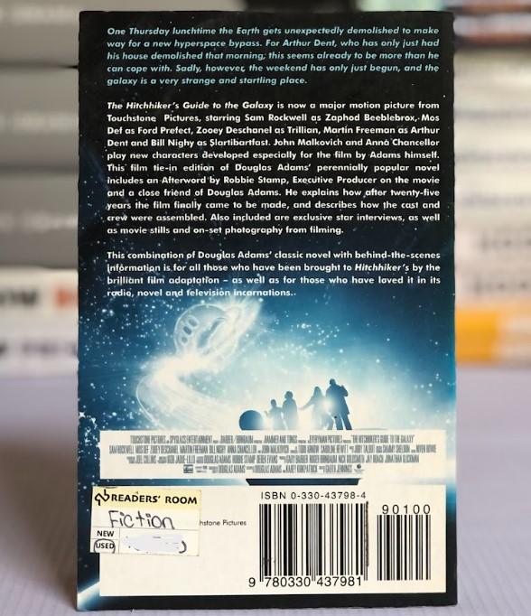 [USED] The Hitchhikers Guide To The Galaxy (Film Tie-In Edition)