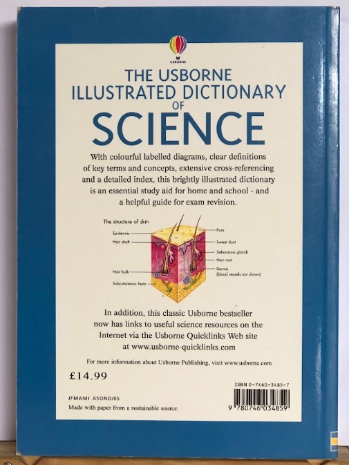 [USED]The Usborne Illustrated Dictionary Of Science