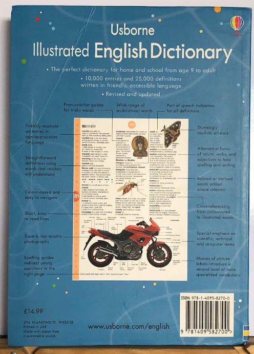 [USED]Usborne Illustrated English Dictionary