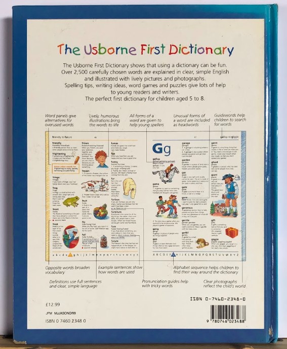 [USED]The Usborne First Dictionary