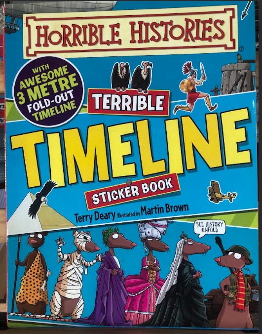 [USED] Horrible Science: Terrible Timeline Sticker Book