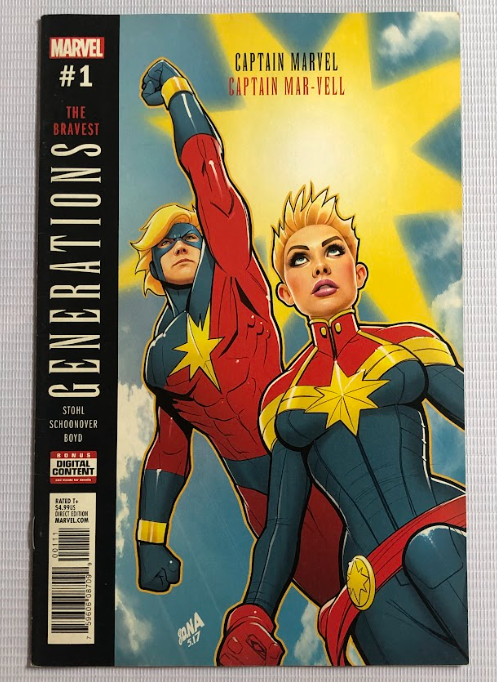 [USED] The Bravest Generations: Captain Marvel ,Captain Mar-Vell