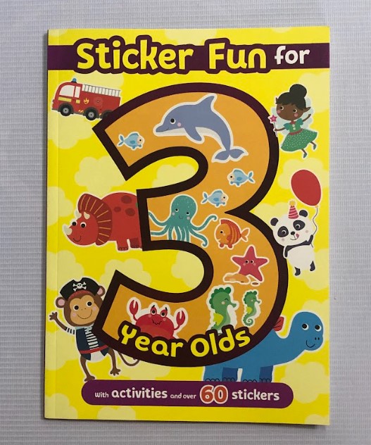 Sticker Fun For 3 Year Olds With Activities And Over 60 Stickers