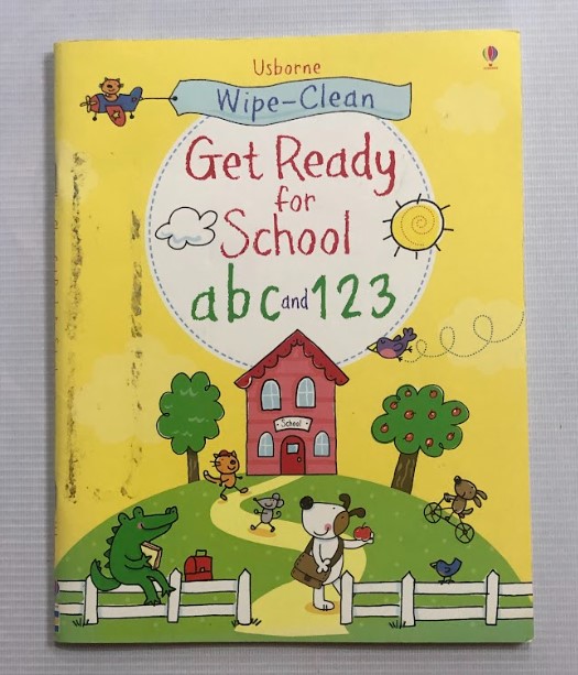 Wipe-Clean Get Ready For School ABC And 123