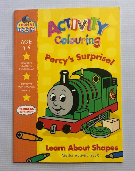 [USED] Activity Colouring Percy's Surprise! Learn About Shapes (Age 4-6)