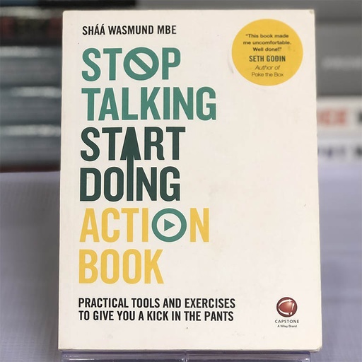 [40034] [USED] Stop Talking Start Doing Action Book: Practical Tools And Exercises To Give You A Kick In The Pants