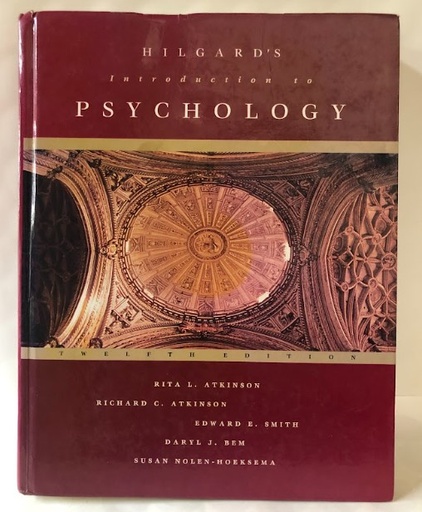 [50021] [USED] Hilgard's Introduction to Psychology