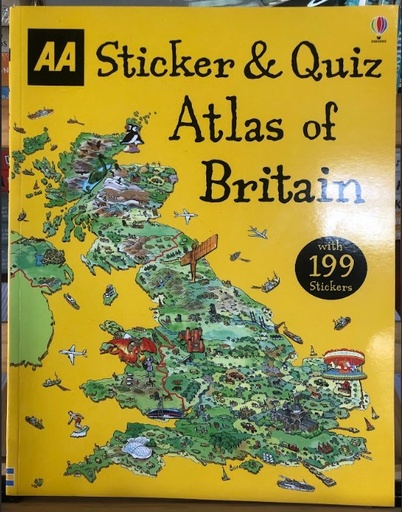 [80333] [USED] Sticker & Quiz Atlas Of Britain