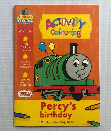 [80506] [USED] Activity Colouring Percy's Birthday (Age 3+)