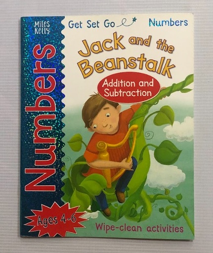 [80522] Get Set Go Numbers Jack And The Beanstalk Wipe-Clean Activities (Ages 4-6)