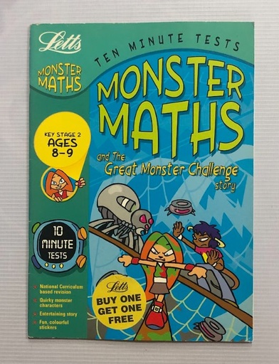 [80538] Monster Maths And The Great Monster Challenge Story (Ages 8-9)